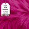FabricLA | Faux Fur Fabric Square | 4" X 4" Inch Wide Pre-Cut Shaggy | Fake Fur Fabric | DIY, Craft Fur Decoration, Fashion Accessory, Hobby | Fuchsia